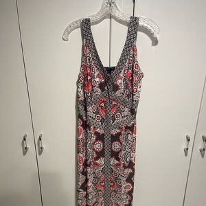 INC maxi multicolored dress